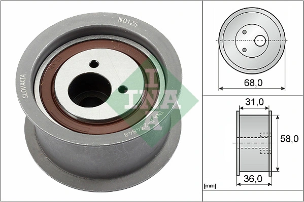 Deflection Pulley/Guide Pulley, timing belt